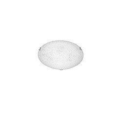 NOVA LUCE Plafonnier SHELL Blanc & Transparent LED E27 3x12 W H8 