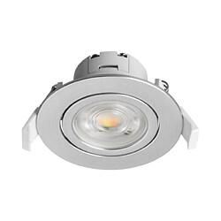 BRAYTRON Spot LED encastrable 3en1 rond Alu 7W IP20 