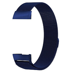 Avis Wewoo Bracelet pour montre connectée Dragonne magnétique en acier inoxydable FITBIT Charge 3Taille Petite187x18mm Bleu