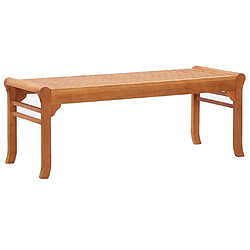 Maison Chic Banc de jardin | Chaise de jardin 2 places 120 cm Bois d'eucalyptus solide -GKD32672