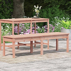 Avis Maison Chic Banc de jardin à 2 places | Banquette de jardin | Chaise Relax 159,5x44x45 cm bois massif de douglas -MN13786