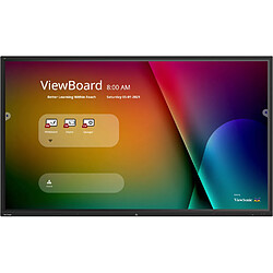 Viewsonic IFP9850-4 tableau blanc interactif et accessoire 2,49 m (98") 3840 x 2160 pixels Écran tactile Noir USB / Bluetooth