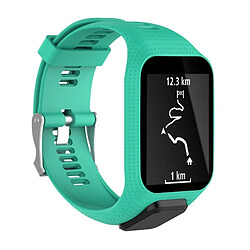 Wewoo Bracelet pour montre connectée Dragonne Sport en silicone la série Tomtom Runner 2/3 Vert menthe