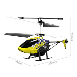 Acheter Universal 2.4G 3.5CH RC Helicopter RTF High Speed Mini Drone(Le noir)