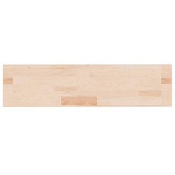 vidaXL Panneau d'étagère 80x20x2,5 cm Bois de chêne massif non traité