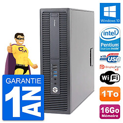 PC HP ProDesk 600 G2 SFF Intel G4400 RAM 16Go Disque Dur 1To Windows 10 Wifi · Occasion 