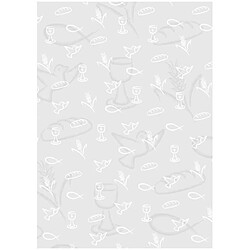 Ursus 50184627 Lot de 5 Feuilles de Papier Transparent Blanc Format A4 115 g/m²