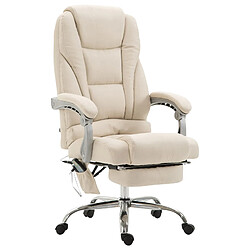 Non Chaise de bureau en tissu Pacific avec fonction massage