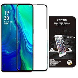 Xeptio Oppo Reno verre trempé protection écran 3D full noir Oppo Reno 4G : Protection d'écran en verre trempé FULL cover noir - Tempered glass Screen protector 9H premium / Films vitre Protecteur d'écran smartphone 2019 - Accessoires XEPTIO