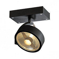 Slv KALU 1, applique plafonnier, noir, QPAR111 max. 75W