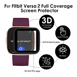 Avis Wewoo Protection écran Pour Fitbit Versa 2 2019 3D Film de d'écran en plein TPU souple + verre HD