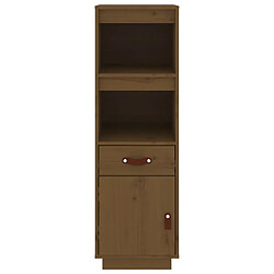 Acheter vidaXL Buffet haut Marron miel 34x40x108,5 cm Bois massif de pin