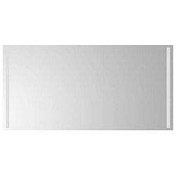 vidaXL Miroir de salle de bain à LED 100x50 cm