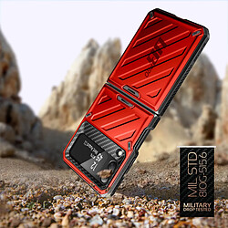 Acheter Coque Samsung Galaxy Z Flip 4 Multicouche Unicorn Beetle Pro Supcase Rouge