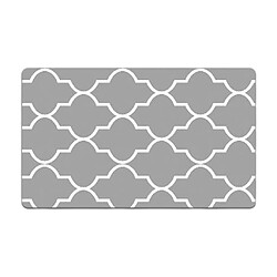 Tapis De Passage De Cuisine à Carreaux Antidérapant Tapis De Passage Anti Fatigue Gris 75x45cm