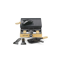 Appareil à raclette 8 personnes 1200w grill - RAC.WOOD-8 - NATURAMIX