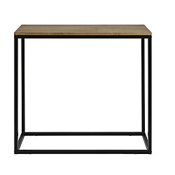 Ds Meubles Table console Icub 35x70x82h cm Noir Table d'entree-console Icub industriel vintage 35x70x82h cm Noir