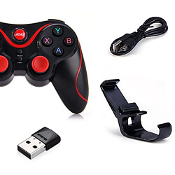 Shot Manette avec Support pour SAMSUNG Galaxy A51 Smartphone PC USB Bluetooth Jeux Video Joystick Precision