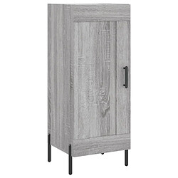 Maison Chic Buffet,Meuble de Rangement,commode pour salon,Cuisine Sonoma gris 34,5x34x90 cm Bois d'ingénierie -MN65845