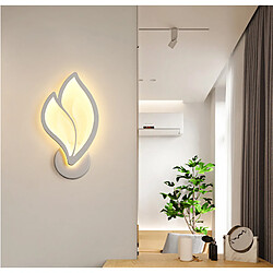 Stoex Applique Murale Led, Applique Murale Créative, Applique Murale Moderne en Acrylique Pour Chambre À Coucher, Couloir, Salon, Bureau - Blanc Chaud