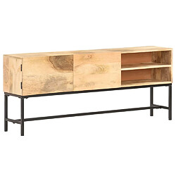 Maison Chic Buffet,Meuble de Rangement,commode pour salon,Cuisine 145x30x60 cm Bois de manguier solide -MN56578