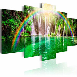 Paris Prix Tableau Imprimé Rainbow Time II 100 x 200 cm