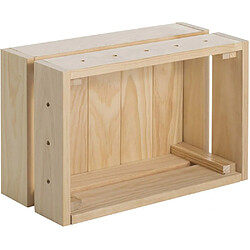 Astigarraga Caisse en pin massif modulable Home box Petite.