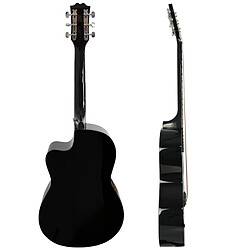 Pack guitare acoustique 3rd Avenue Cutaway - Noir