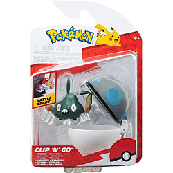 Jazwares Clip'n'Go Poké Balls Unratütox & Balle lourde