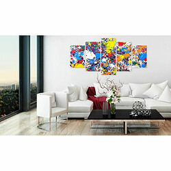 Paris Prix Tableau Imprimé Colourful Imagination 100 x 200 cm