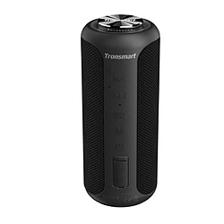 Chrono Tronsmart T6 Plus 40W Bluetooth extérieur sans fil Lautsprecher 5.0 avec Tri-Bass-Effekten, Powerbank, wasserdichtes IPX6, 15-Stunden Spielzeit, Sprachassistent und Mikrofon(Noir)