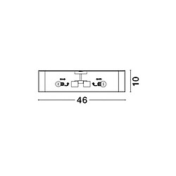 NOVA LUCE Plafonnier RAGU Bronze LED E27 4x10 W L46