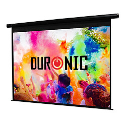 Duronic Ecran de projection électrique EPS80/43 - 80 pouces 4:3 – 163 x 122 cm – Fixation mur ou plafond - 4K Full HD 3D