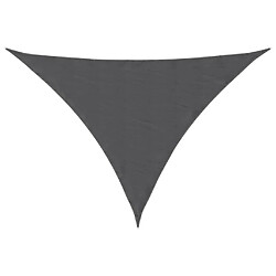 vidaXL Voile de parasol tissu oxford triangulaire anthracite