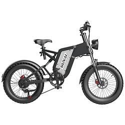 Vélo électrique 20" GUNAI MX25 - 1000W - Vmax 45 km/h - Autonomie jusqu'à 50 km - Noir 