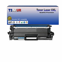 T3AZUR- Toner compatible avec Brother TN 821 XXL pour Brother HL-L9430CDN, HL-L9470CDN, MFC-L9630CDN, MFC-L9670CDN Cyan 