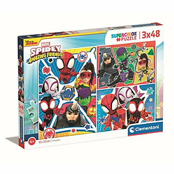 Ludendo Puzzle 3x48 pièces Spidey and his Amazing Friends