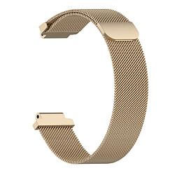 Wewoo Bracelet pour montre connectée milanaise Garmin Forerunner 235 22cm Champagne Or