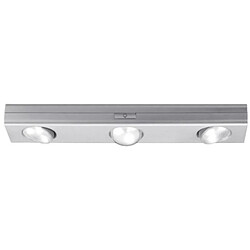 Paulmann Réglette LED 3 spot à pile AAA 3x0,18W