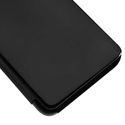 Acheter Etui en PU surface de rétroviseur fenêtre vue noir pour votre Samsung Galaxy A9 (2018)/A9 Star Pro/A9s