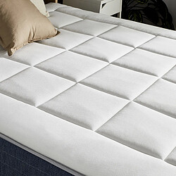 Idliterie Ensemble Matelas Ressort 7 zones + Mémoire de forme + Sommier KING STYLE Fabriqué en France pas cher