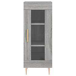 Acheter vidaXL Buffet Sonoma gris 34,5x34x90 cm Bois d'ingénierie