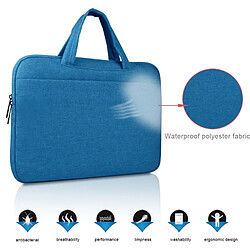 Acheter Wewoo Sacoche pour ordinateur portable bleu Universel poches multiples Oxford chiffon doux poignée sac tablette pour, 14 pouces et ci-dessous Macbook, Samsung, Lenovo, Sony, Alienware DELL, CHUWI, ASUS, HP