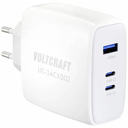 VOLTCRAFT VC-12910570 Chargeur USB pour prise murale, intérieure Courant de sortie (max.) 5 A USB Power Delivery (USB-PD)