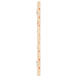 Acheter vidaXL Tête de lit murale 186x3x63 cm Bois massif de pin