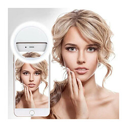 SHOP STORY SELFIE LIGHT L Anneau à LED Ultra Éclairant pour des Selfies Réussis sur Smartphone 