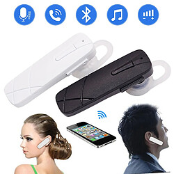 GUPBOO Mini casque Bluetooth universel casque stéréo portable Bluetooth casque sans fil avec micro crochet casque pour IOS Android 