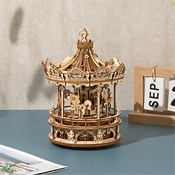 Universal Carrousel romantique, jeux de puzzle en bois, boîtes à musique, jouets, cadeaux, enfants, adultes.