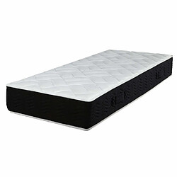 Ebac Matelas mousse + Sommier SR9 Deco 90x190 Malta - Hauteur 20 cm - Soutien très ferme pas cher