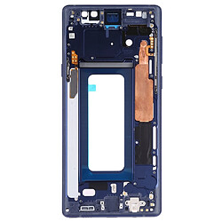 Wewoo Plaque de cadre moyen avec touches latérales pour Samsung Galaxy Note9 SM-N960F / DSSM-N960USM-N9600 / DS bleu